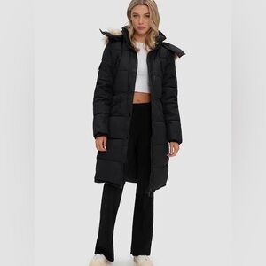XS Black Noize Winter Puffer Long Coat